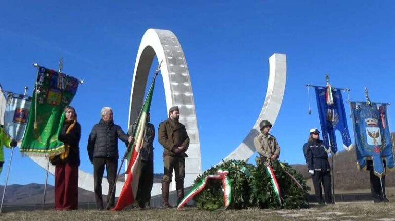 L’addetto militare del Brasile a Gaggio Montano per ricordare i caduti di Monte Castello nel 75° anniversario