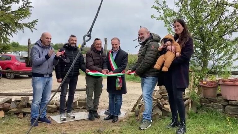 S.BENEDETTO VAL DI SAMBRO (BO): Una nuova fontanella lungo la Via degli Dei